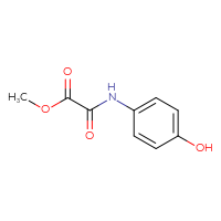Chemical structure of methyl [(4-hydroxyphenyl)carbamoyl]formate - CSSB00010564402