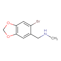 Chemical structure of [(6-bromo-2H-1,3-benzodioxol-5-yl)methyl](methyl)amine - CSSB00000207623