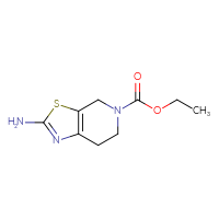 Chemical structure of ethyl 2-amino-4H,5H,6H,7H-[1,3]thiazolo[5,4-c]pyridine-5-carboxylate - CSSB00010159966