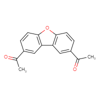Chemical structure of 1-{12-acetyl-8-oxatricyclo[7.4.0.0²,⁷]trideca-1(9),2(7),3,5,10,12-hexaen-4-yl}ethan-1-one - CSSB00121615513