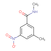 Chemical structure of N,3-dimethyl-5-nitrobenzamide - CSSB00011548452