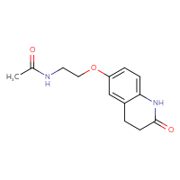 Chemical structure of N-{2-[(2-oxo-1,2,3,4-tetrahydroquinolin-6-yl)oxy]ethyl}acetamide - CSSB01040058597