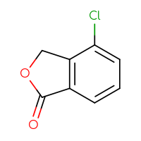 Chemical structure of 4-chloro-1,3-dihydro-2-benzofuran-1-one - CSSB00000078137