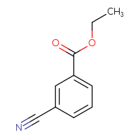 Chemical structure of ethyl 3-cyanobenzoate - CSSB00000171449