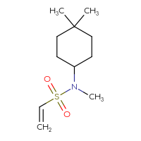 Chemical structure of N-(4,4-dimethylcyclohexyl)-N-methylethene-1-sulfonamide - CSMB00014841184