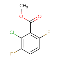 Chemical structure of methyl 2-chloro-3,6-difluorobenzoate - CSSB00010164275