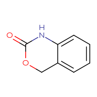 Chemical structure of 2,4-dihydro-1H-3,1-benzoxazin-2-one - CSSB00000077762