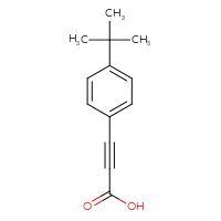 Chemical structure of 3-(4-tert-butylphenyl)prop-2-ynoic acid - CSSB00011892752