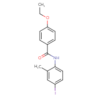 Chemical structure of 4-ethoxy-N-(4-iodo-2-methylphenyl)benzamide - CSSB00015187343