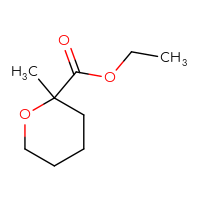 Chemical structure of ethyl 2-methyloxane-2-carboxylate - CSSB00113779215