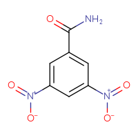 Chemical structure of 3,5-dinitrobenzamide - CSSB00000185685