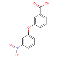 Chemical structure of 3-(3-nitrophenoxy)benzoic acid - CSSB00007861439