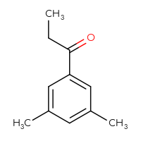 Chemical structure of 1-(3,5-dimethylphenyl)propan-1-one - CSSB00011374085