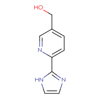 Chemical structure of [6-(1H-imidazol-2-yl)pyridin-3-yl]methanol - CSSB00000703144