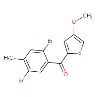 C13H10Br2O2S