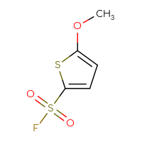 Chemical structure of 5-methoxythiophene-2-sulfonyl fluoride - CSSB00117586903