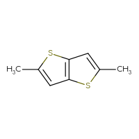 Chemical structure of 2,5-dimethylthieno[3,2-b]thiophene - CSSB21377061424