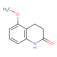 Chemical structure of 5-methoxy-1,2,3,4-tetrahydroquinolin-2-one - CSSB00000097349