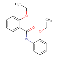 Chemical structure of 2-ethoxy-N-(2-ethoxyphenyl)benzamide - CSSB00027972540