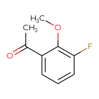 Chemical structure of 1-(3-fluoro-2-methoxyphenyl)ethan-1-one - CSSB00012017355