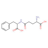 Chemical structure of (2S)-2-amino-4-{[(1S)-1-carboxy-2-phenylethyl]carbamoyl}butanoic acid - CSSB00000066554