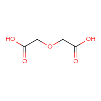 Chemical structure of 2-(carboxymethoxy)acetic acid - CSSB00000189510