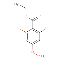 Chemical structure of ethyl 2,6-difluoro-4-methoxybenzoate - CSSB00010230113