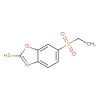 Chemical structure of 6-(ethanesulfonyl)-1,3-benzoxazole-2-thiol - CSSB00010126876