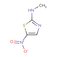 Chemical structure of N-methyl-5-nitro-1,3-thiazol-2-amine - CSSB00012279084