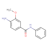 Chemical structure of 4-amino-3-methoxy-N-phenylbenzamide - CSSB00001315760