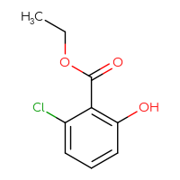 Chemical structure of ethyl 2-chloro-6-hydroxybenzoate - CSSB00000055446