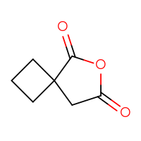 Chemical structure of 6-oxaspiro[3.4]octane-5,7-dione - CSSB00000733193