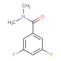 Chemical structure of 3,5-difluoro-N,N-dimethylbenzamide - CSSB00000159445