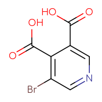 Chemical structure of 5-bromopyridine-3,4-dicarboxylic acid - CSSB00010205436