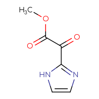 Chemical structure of methyl 2-(1H-imidazol-2-yl)-2-oxoacetate - CSSB00118671464
