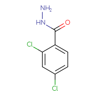 Chemical structure of 2,4-dichlorobenzohydrazide - CSSB00000184908