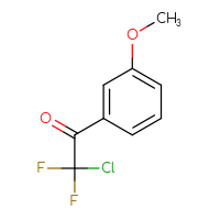 Chemical structure of 2-chloro-2,2-difluoro-1-(3-methoxyphenyl)ethan-1-one - CSSB00012753976
