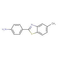 Chemical structure of 4-(5-methyl-1,3-benzothiazol-2-yl)aniline - CSSB00000436382