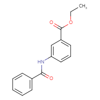 Chemical structure of ethyl 3-benzamidobenzoate - CSSB00034584676