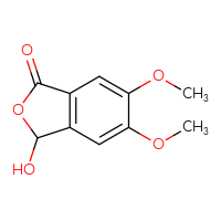 Chemical structure of 3-hydroxy-5,6-dimethoxy-1,3-dihydro-2-benzofuran-1-one - CSSB00011098324