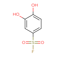 Chemical structure of 3,4-dihydroxybenzene-1-sulfonyl fluoride - CSSB00010671509