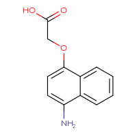 Chemical structure of 2-[(4-aminonaphthalen-1-yl)oxy]acetic acid - CSSB00005777743