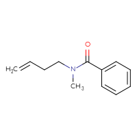 Chemical structure of N-(but-3-en-1-yl)-N-methylbenzamide - CSSB00013902843