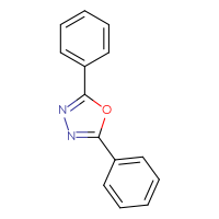 Chemical structure of diphenyl-1,3,4-oxadiazole - CSSB00000067070