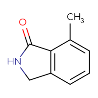 Chemical structure of 7-methyl-2,3-dihydro-1H-isoindol-1-one - CSSB00000092594