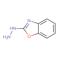 Chemical structure of 2-hydrazinyl-1,3-benzoxazole - CSSB00000182307