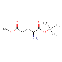 Chemical structure of 1-tert-butyl 5-methyl (2S)-2-aminopentanedioate - CSSB00020588657