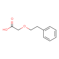 Chemical structure of 2-(2-phenylethoxy)acetic acid - CSSB00000747589