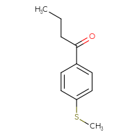 Chemical structure of 1-[4-(methylsulfanyl)phenyl]butan-1-one - CSSB00012003469