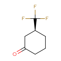 Chemical structure of (3S)-3-(trifluoromethyl)cyclohexan-1-one - CSSB02517113515